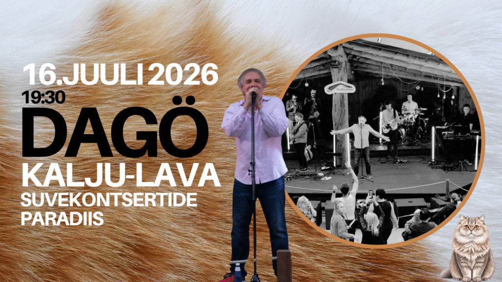 Dagö kontsert 2026 Kalju-lava suvekontsertide paradiis Padisel