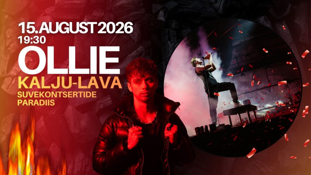 OLLIE Kalju-laval 2026 suvekontsertide Paradiis Padisel