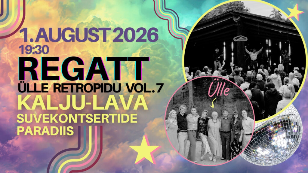 Regatt ja Ülle retropidu Kalju-lava suvekontsertide paradiis Padisel 2026