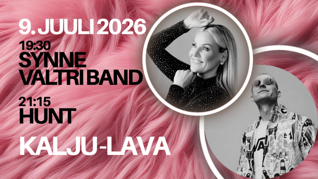 Synne Valdri band ja Hunt kontsert Kalju-laval 2026