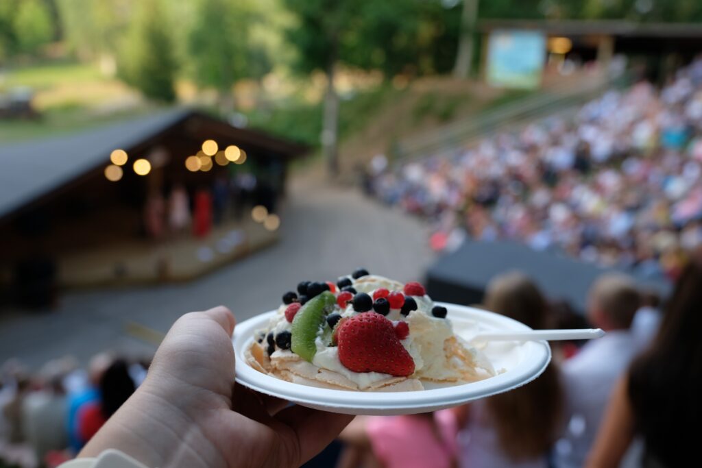 Kalju-lava kohvik Pavlova kook koogid söök kohvik kohvikud www.kaljulava.ee - Kallaste Turismitalu
